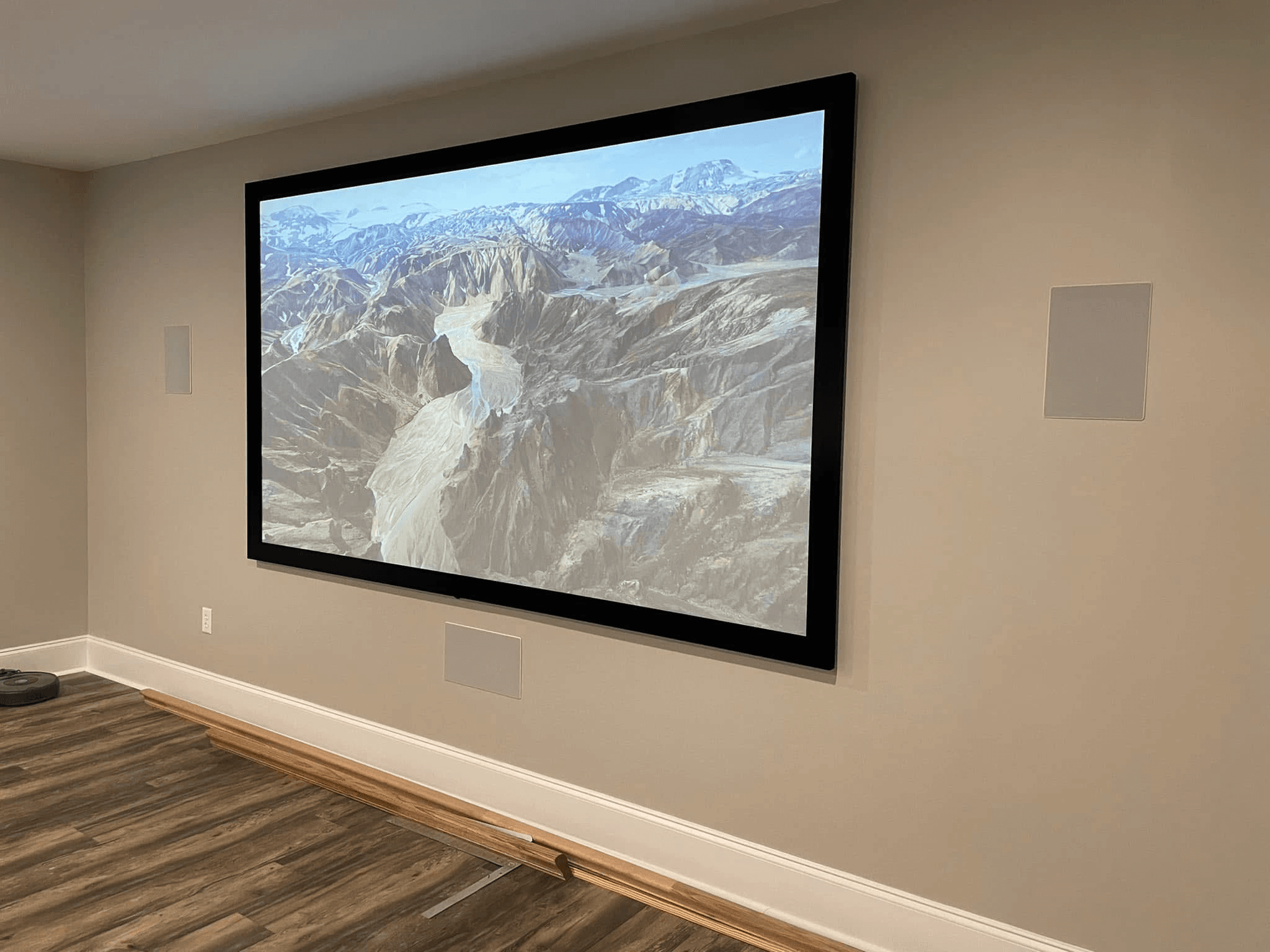 Home Theater Experience — Hide Ur Wires installation example