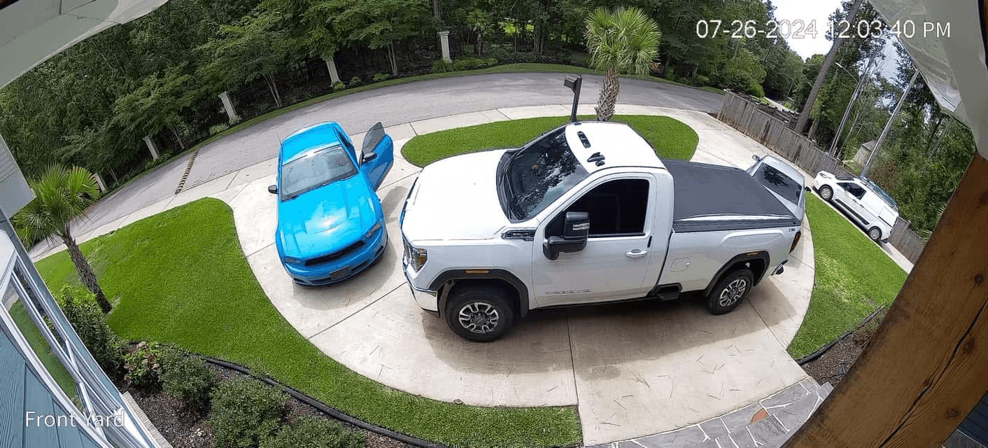 Security Camera Surveillance — Hide Ur Wires installation example